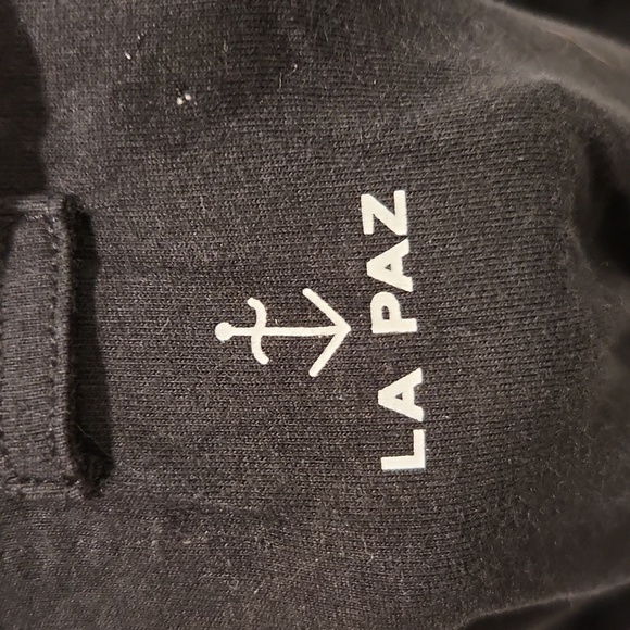 Black with white anchor La Paz tee size M! - Picture 7 of 9